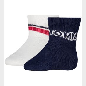 Tommy Hilfiger Str�mper - Skridsikre - 2-pak - Tommy Original