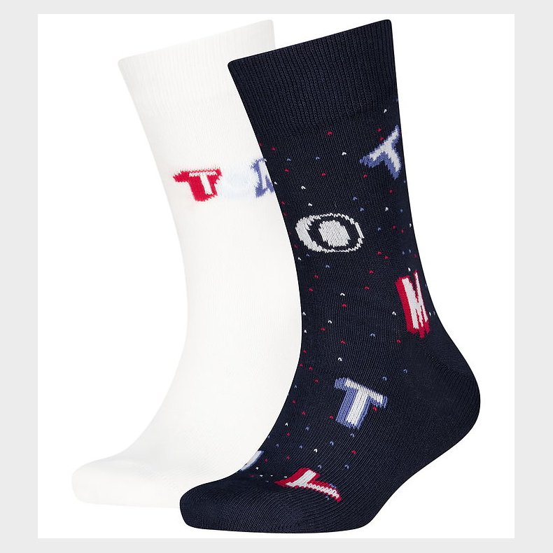 Tommy Hilfiger Str�mper - 2-pak - Tommy Original