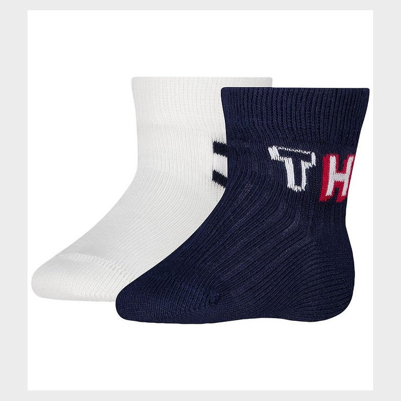 Tommy Hilfiger Str�mper - 2-pak - Tommy Original