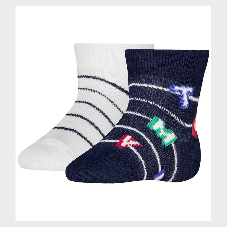 Tommy Hilfiger Str�mper - 2-pak - Tommy Original