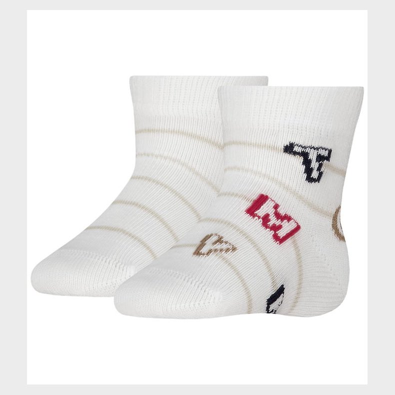 Tommy Hilfiger Str�mper - 2-pak - Sand