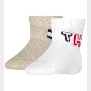 Tommy Hilfiger Str�mper - 2-pak - Sand