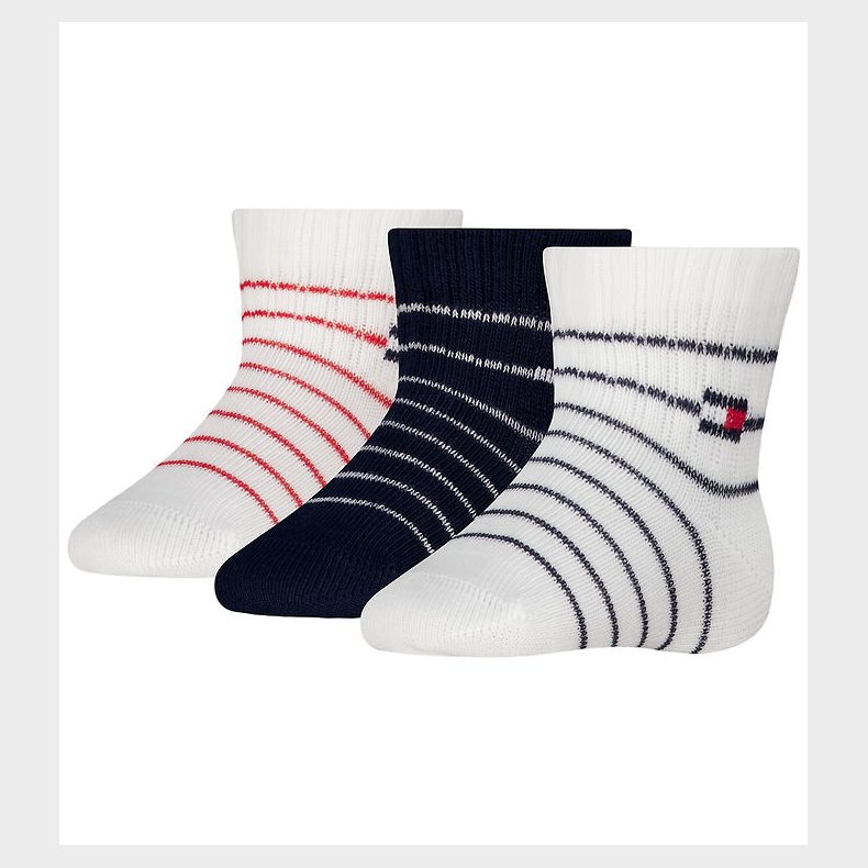 Tommy Hilfiger Str�mper - 3-pak - Tommy Original