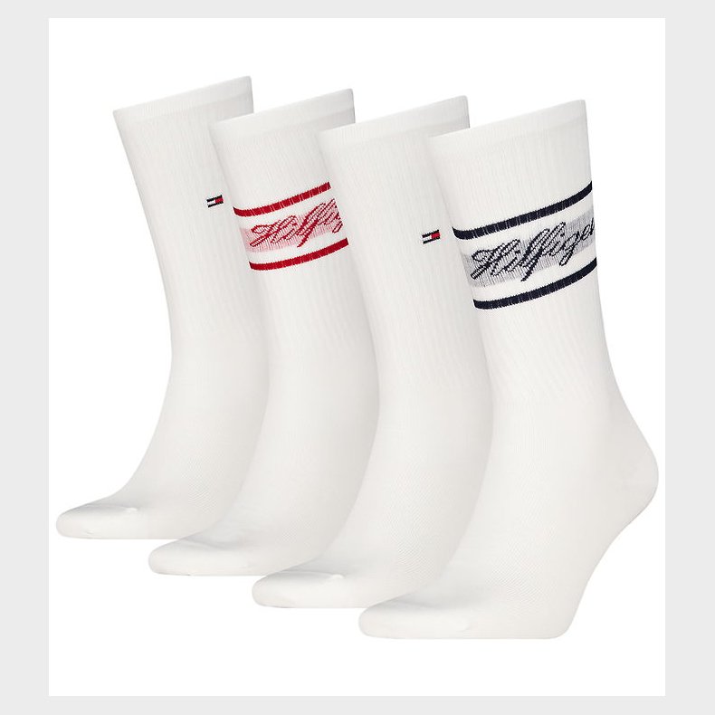Tommy Hilfiger Gave�ske - Str�mper - 4-pak - Hvid
