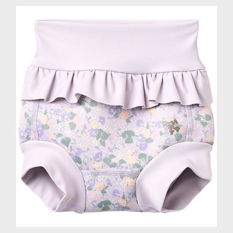 Wheat Blebadebukser m. Fl�ser - Rita - Purple Light Petunias