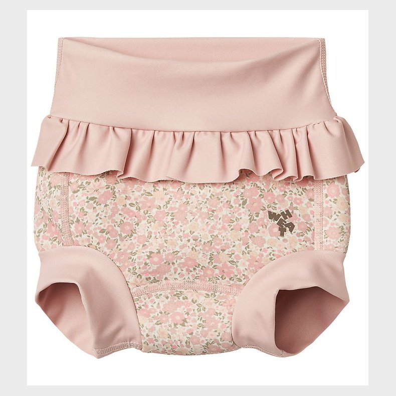 Wheat Blebadebukser m. Fl�ser - Rita -Ivory Flower Meadow