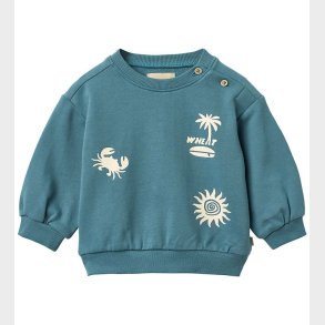 Wheat Sweatshirt - Elliot - Blue Teal