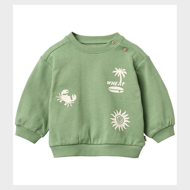 Wheat Sweatshirt - Elliot - Jade Green
