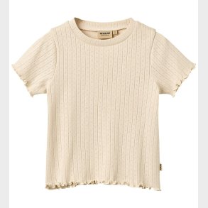Wheat T-shirt - Rib - Irene - Almond Peach
