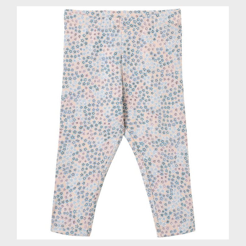 Wheat Leggings - Jules - Powder Blue Flowers
