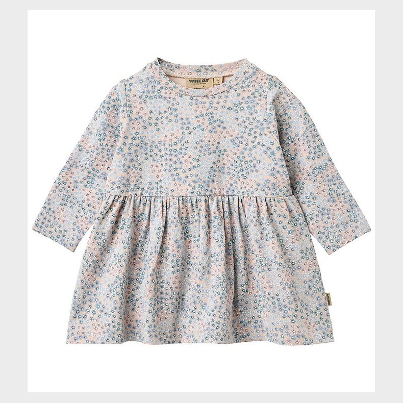 Wheat Kjole - Sessa - Powder Blue Flowers