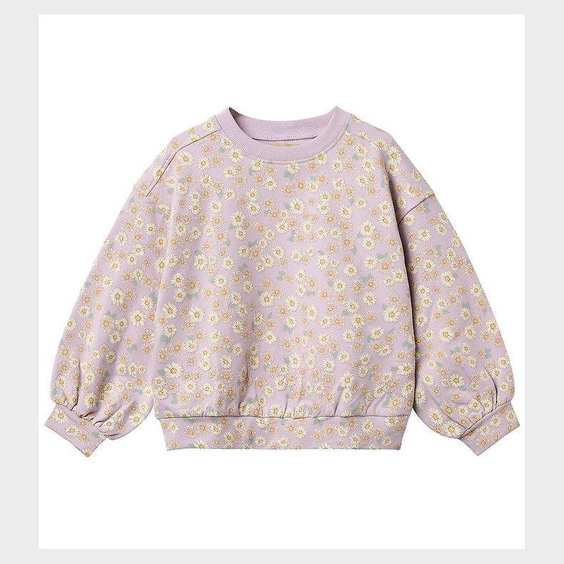 Wheat Sweatshirt - Lia - Lavender Daisies