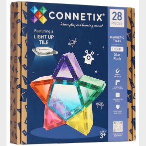 Connetix Magnets�t - 28 Dele - Light Star Pack