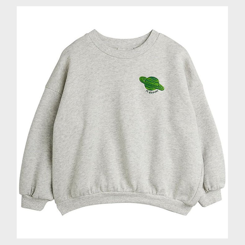 Mini Rodini Sweatshirt - Planet - Grey Melange