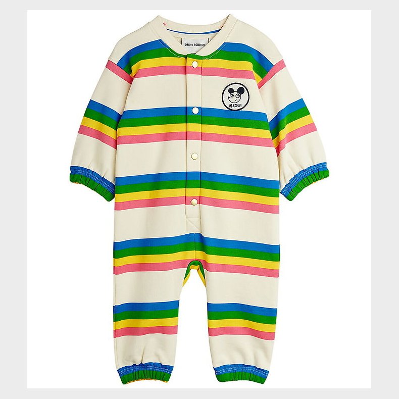 Mini Rodini Heldragt - Sweat - Ritzratz Stripe - Multifarvet