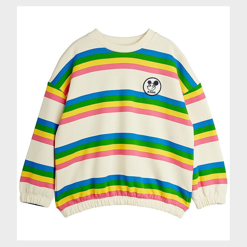 Mini Rodini Sweatshirt - Ritzratz Stripe - Multifarvet