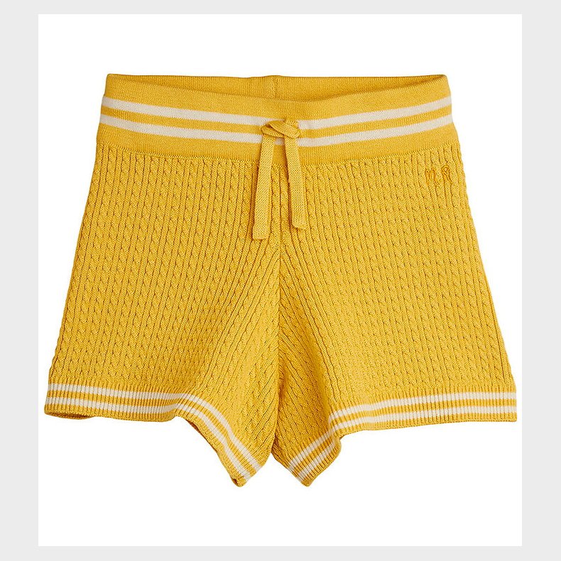 Mini Rodini Shorts - Strik - Gul