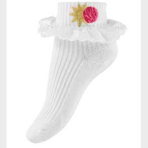 Mini Rodini Str�mper - Space Lace - Off-white