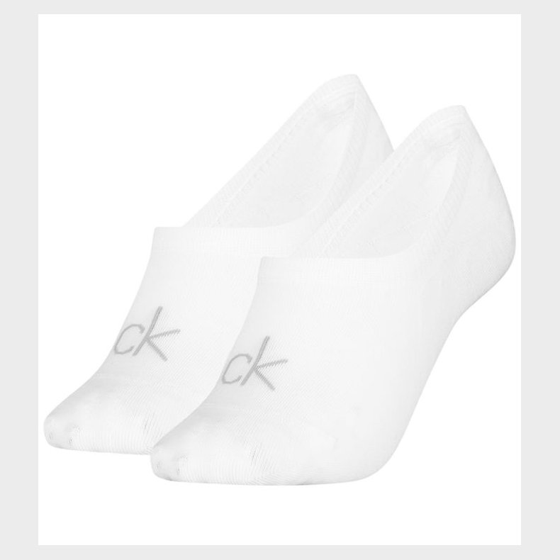 Calvin Klein Footies - 2-pak - Hvid