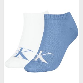 Calvin Klein Ankelstr�mper - 2-pak - Sky Blue