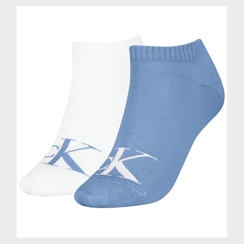 Calvin Klein Ankelstr�mper - 2-pak - Sky Blue
