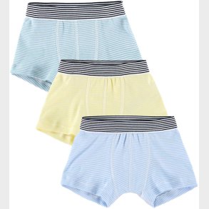 Petit Bateau Boxershorts - 3-pak - Bl�/ Gr�n/ Gul
