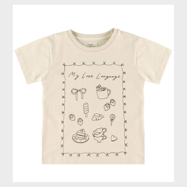 VACVAC T-shirt - AM�LIE - Blush Beige