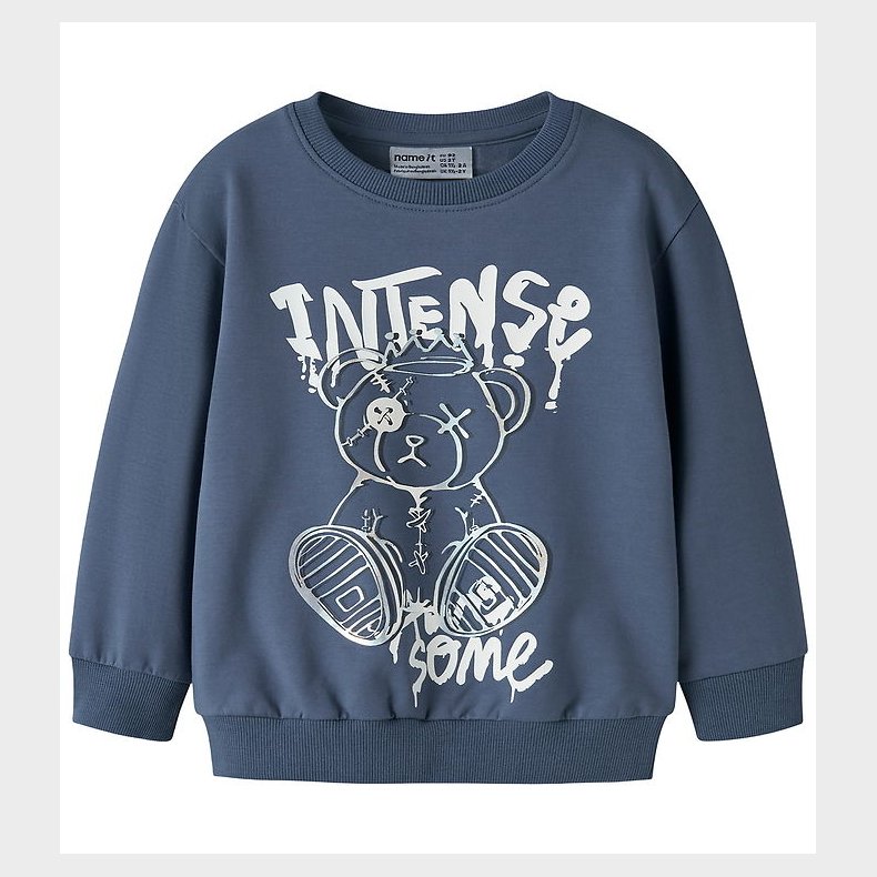 Name It Sweatshirt - NmmDonvu - Vintage Indigo