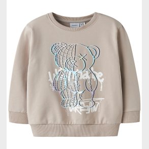 Name It Sweatshirt - NmmDonvu - Chateau Gray