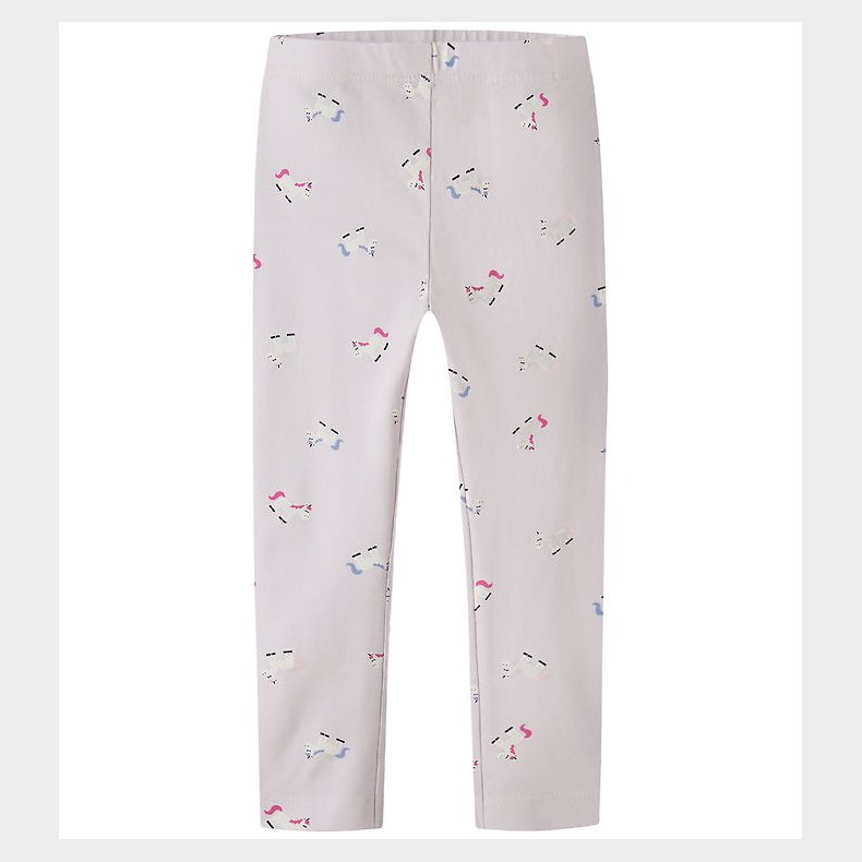 Name It Leggings - NmfVivian - Lavender Fog/Unicorns