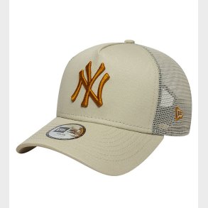 New Era Kasket - League Trucker - New York Yankees - Light Beige