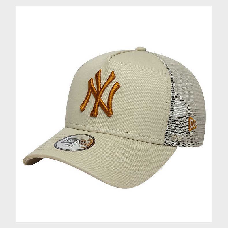 New Era Kasket - League Trucker - New York Yankees - Light Beige