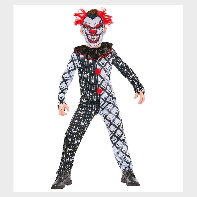 Rubies Udkl�dning - Monocrome Sinister Clown