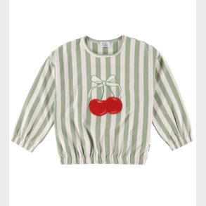 Hust and Claire Sweatshirt - HCSicilia - Quartzstribet m. Kirseb