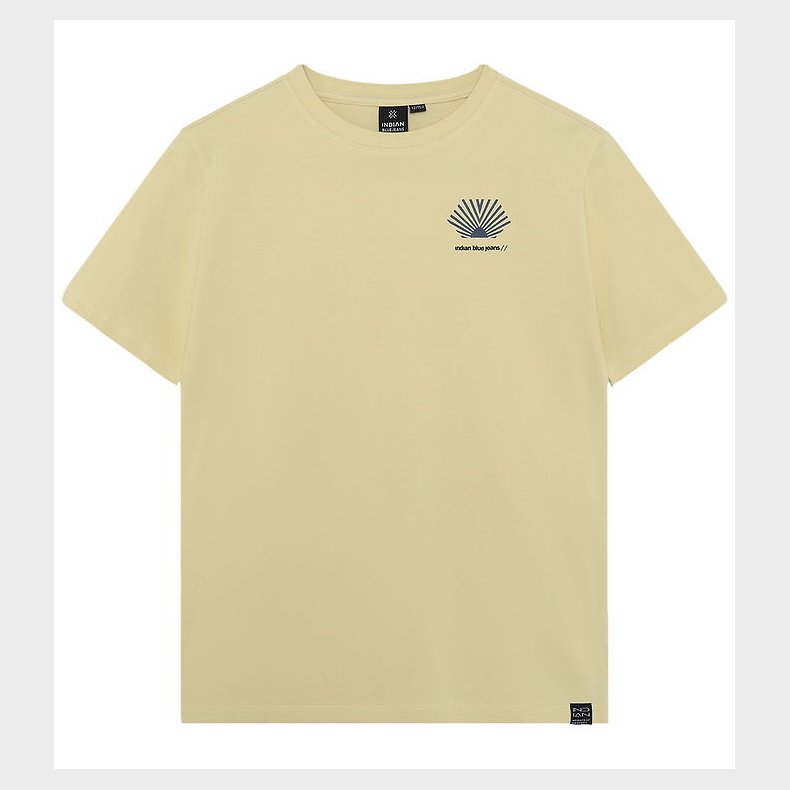 Indian Blue Jeans T-Shirt - Loose Fit - Dusty Yellow
