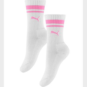 Puma Str�mper - 2-pak - Hvid/Pink
