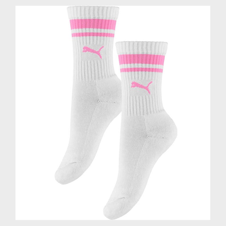Puma Str�mper - 2-pak - Hvid/Pink