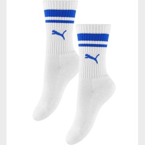 Puma Str�mper - 2-pak - Hvid/Racing Blue