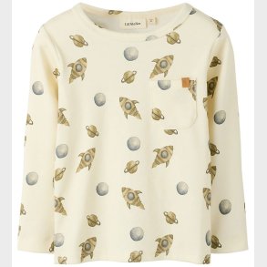 Lil' Atelier Bluse - NmmLayo - Turtledove/Space