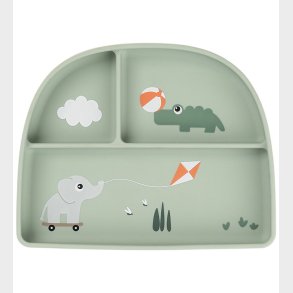 Done by Deer Stick And Stay Inddelt Tallerken - Playground - Gr�