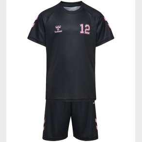 Hummel Shorts/T-shirt - hmlShimmer - Black/Bridal Rose