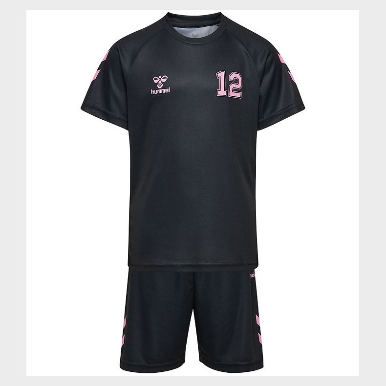 Hummel Shorts/T-shirt - hmlShimmer - Black/Bridal Rose