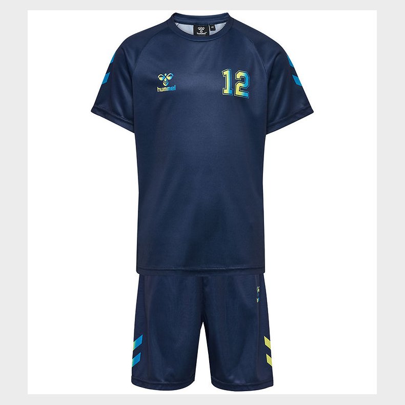 Hummel Tr�ningss�t - hmlShimmer - Dress Blues/Limeade