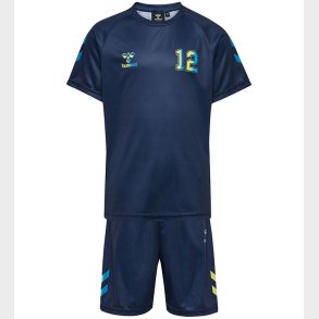 Hummel Tr�ningss�t - hmlShimmer - Dress Blues/Limeade