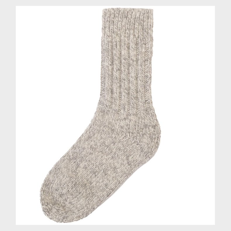 Joha Str�mper - Uld - Strik - Grey