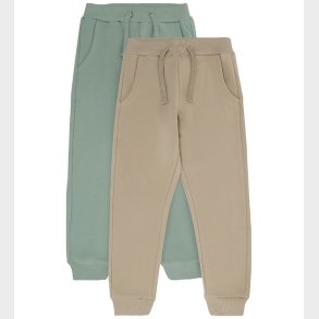 Minymo Sweatspants - 2-pak - Lily Pad