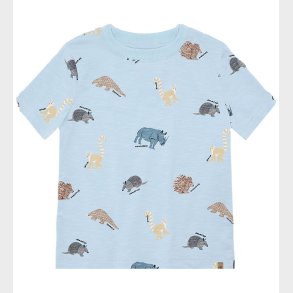 Minymo T-shirt - AOP - Niagara Mist