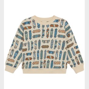 Minymo Sweatshirt - AOP - White Swan