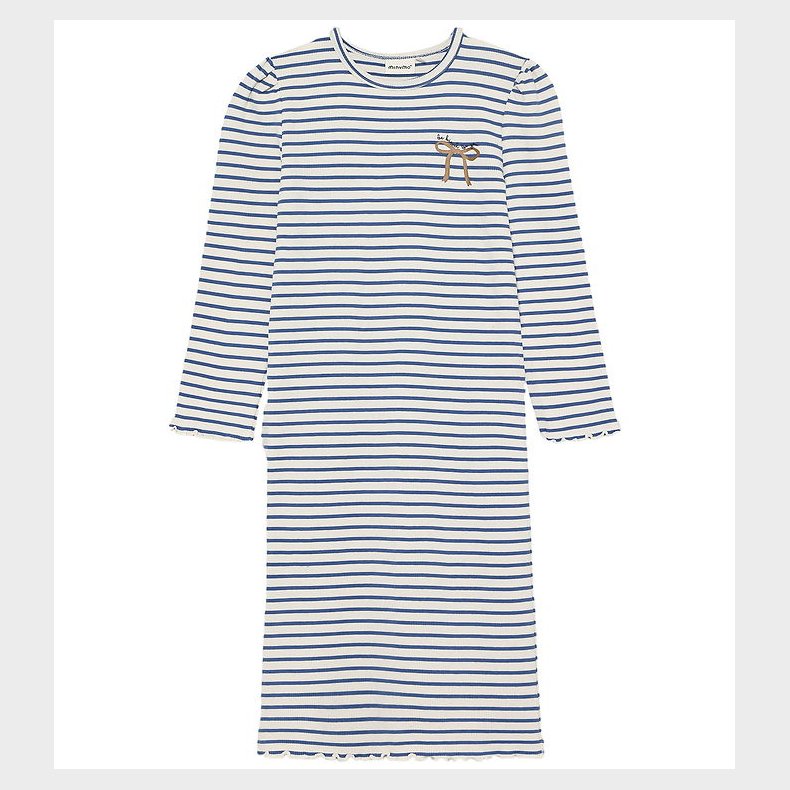 Minymo Kjole - Rib - Dutch Blue