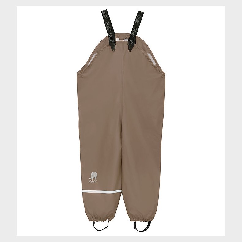 CeLaVi Regnbukser m. Seler - PU - Fungi